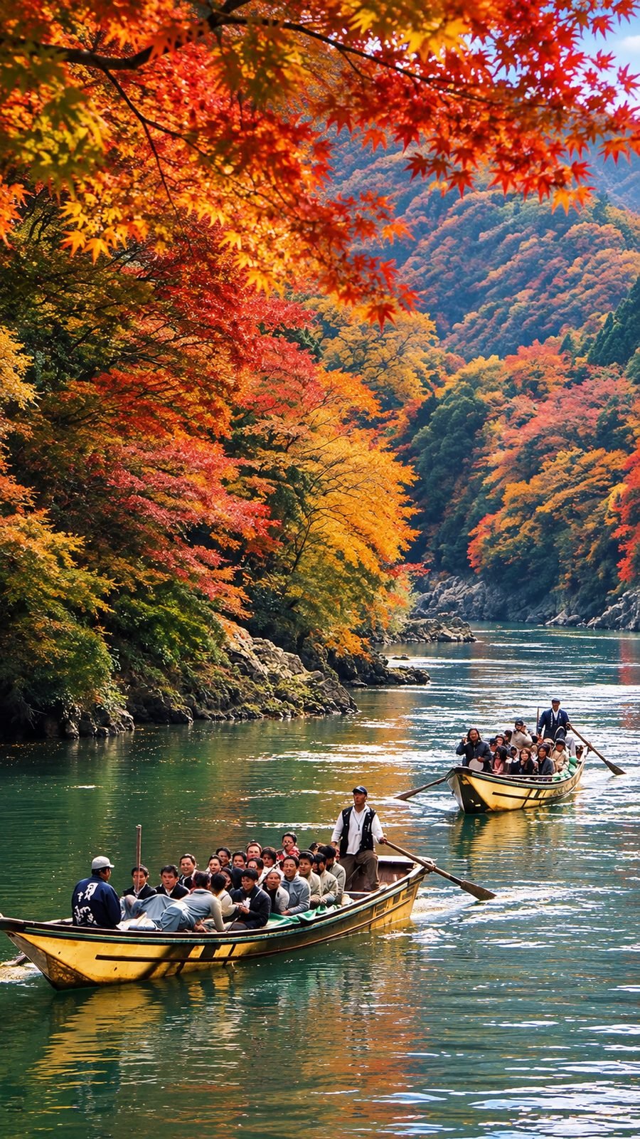 Sagano Train & Hozugawa River